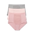 thumbnail image 1 of Warners® Blissful Benefits Women's Tummy-Smoothing Comfort High Waist Microfiber 3-Pack Brief S-3XL, 1 of 5