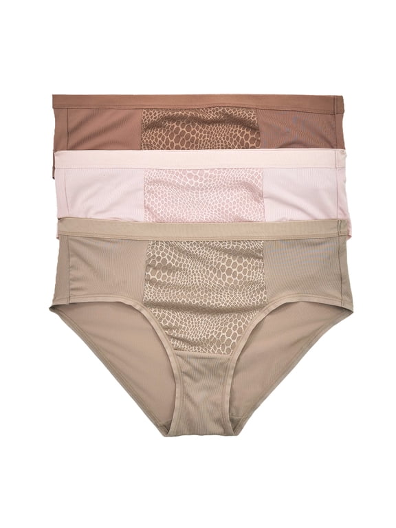 Warners®Blissful Benefits Women's Tummy Smoothing Hipster 3-Pack , Sizes S-3XL