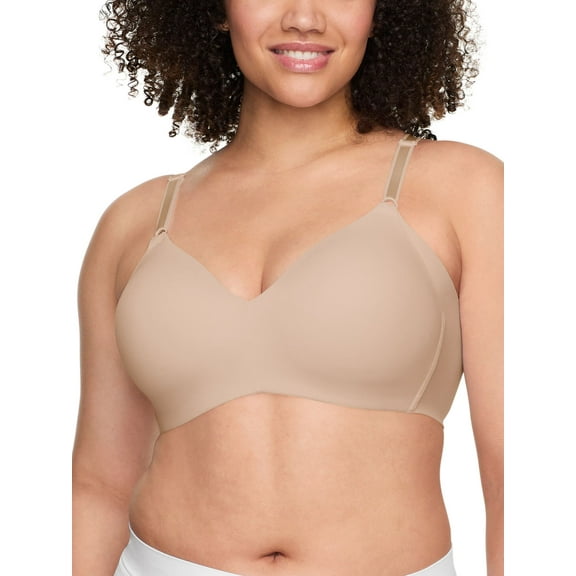 Warners Blissful Benefits Women's Underarm-Smoothing Comfort Wireless Lightly Lined T-Shirt Bra, 34B-40C