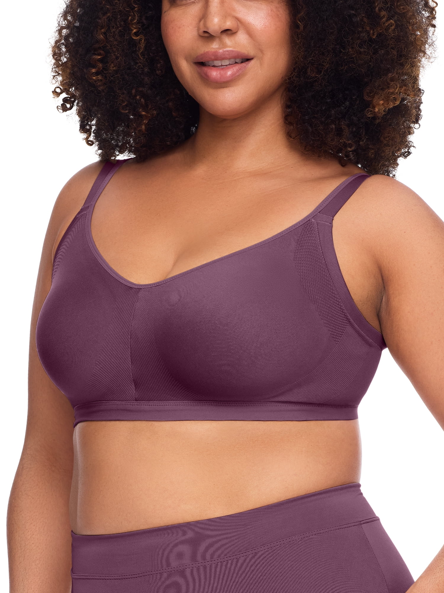 Warners Blissful Benefits Women's Underarm-Smoothing With Seamless Stretch Wireless Lightly Lined Comfort Bra, S-3X
