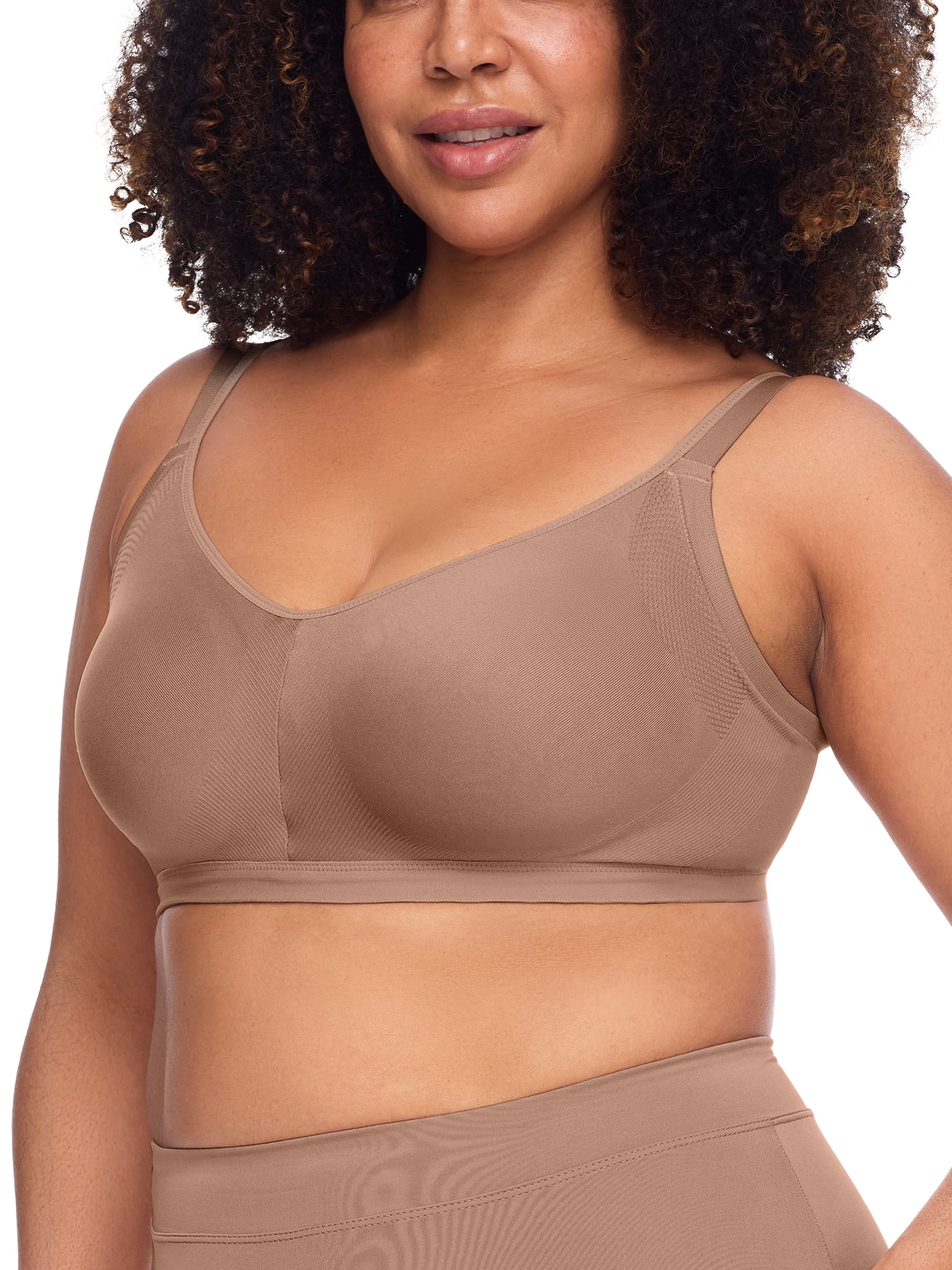 Warners Blissful Benefits Women's Underarm-Smoothing With Seamless Stretch Wireless Lightly Lined Comfort Bra, S-3X
