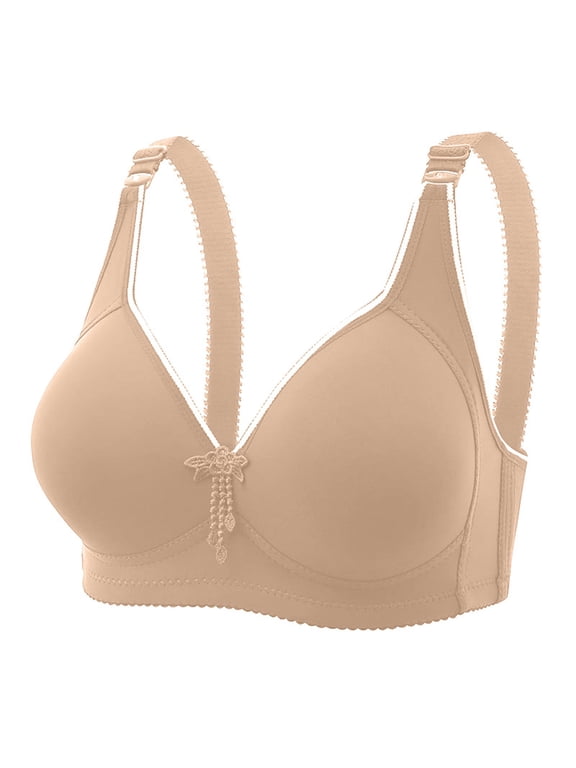 Warners Bras For Women Wirefree Wireless Bras For Women No Underwire Low Back Adjustable Bralette Seamless Plunge Everyday Bra Comfort Wireless Bralettes Push Up Bras With Support And Lift