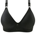 thumbnail image 1 of UPPADA Bras for Women Wirefree Women's Full Coverage Non Padded Comfort Front Button Bra Comfort Wire-Free Bra Plus Size Closure Everyday Bras Comfortable Bras for Women, 1 of 4
