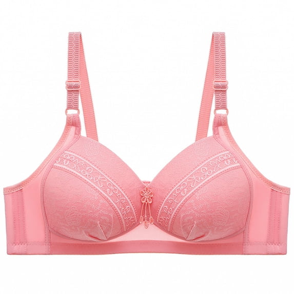 Bras for Women Wirefree Womens Lace Bras Front Button Bra Front Snaps Seniors Push Up Everyday Bra Comfortable and Breathable Skin Care Bra Comfortable Bras for Women