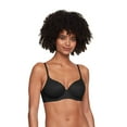 thumbnail image 1 of Warners Cloud 9® Easy Size™ Underwire T-Shirt Bra RA1051A Color: Black Size: MEDIUM, 1 of 4