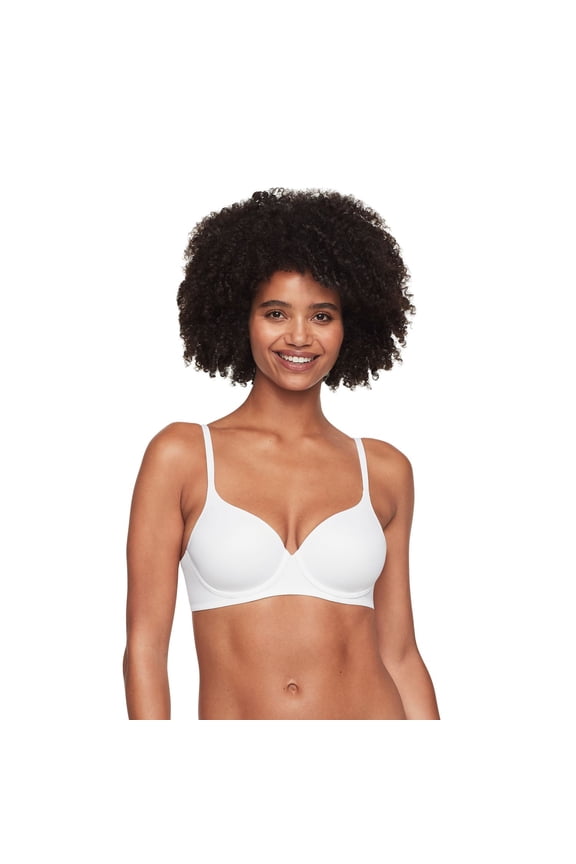 Cloud 9® Easy Size™ Underwire T-Shirt Bra RA1051A Color: Classic White Size: LARGE
