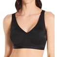 thumbnail image 1 of Women's Warner's RM1041A Cloud 9 Smooth Comfort Contour Wireless Bra (Black XL), 1 of 3