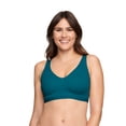 thumbnail image 1 of Warners Cloud 9® Super Soft, Smooth Invisible Look Wireless Lightly Lined Comfort Bra RM1041A Color: Blue Coral Size: SMALL, 1 of 3