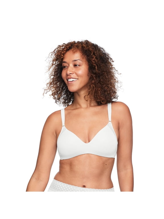 Cloud 9® Super Soft Wireless Lift Comfort Bra RN2771A Color: White Size: 38 C