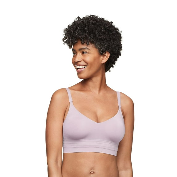 Warners Easy Does It™ Allover Smoothing Seamless Longline Bra RM5501A Color: Nirvana Size: X LARGE