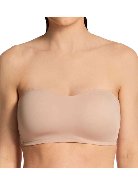 Women's Warner's RY0161A Easy Does It Wireless Lightly Lined Strapless Bra (Toasted Almond L)