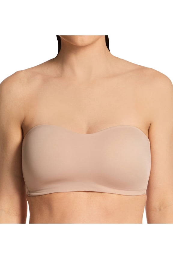 Women's Warner's RY0161A Easy Does It Wireless Lightly Lined Strapless Bra (Toasted Almond S)