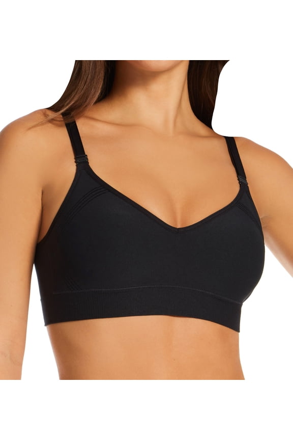 Women's Warner's RN0131A Easy Does It Triangle Seamless Lift Bra (Black 2X)