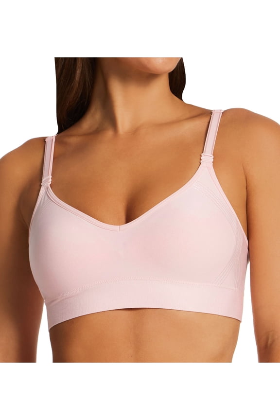Women's Warner's RN0131A Easy Does It Triangle Seamless Lift Bra (Blush XL)