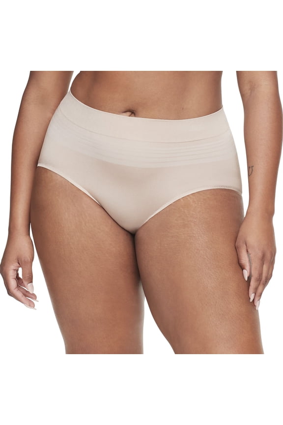Women's Warner's RS1501P No Pinching. No Problems. Seamless Brief Panty (Toasted Almond M)