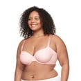 thumbnail image 1 of Warners No Side Effects® Seamless Underarm-Smoothing Comfort Underwire Lightly Lined T-Shirt Bra RA3061A Color: Blush Petals Dfo Size: 42 C, 1 of 3