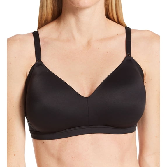Women's Warner's RN2231A No Side Effects Wirefree Lift Bra (Black 3X)