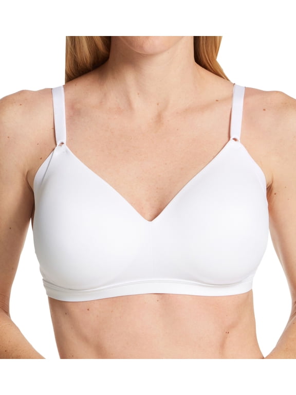 Women's Warner's RN2231A No Side Effects Wirefree Lift Bra (White S)