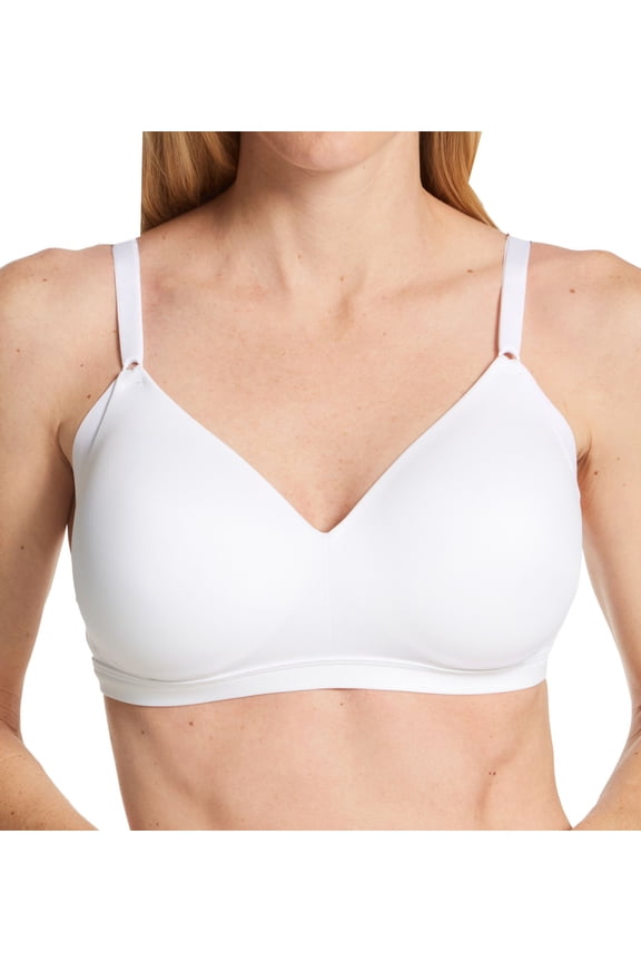 Women's Warner's RN2231A No Side Effects Wirefree Lift Bra (White S)