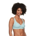 thumbnail image 1 of Warners No Side Effects® Underarm and Back-Smoothing Comfort Wireless Lightly Lined T-Shirt Bra RA2231A Color: Summer Sky Size: XX LARGE, 1 of 4