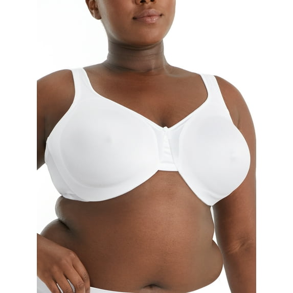 Warners Signature Support Cushioned Underwire for Support and Comfort Underwire Unlined Full-Coverage Bra 35002A