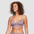 thumbnail image 1 of WarnersÂ® Simply PerfectÂ® Allover-Smoothing Bliss Wireless Lightly Lined Convertible Longline Comfort Ba RM1011T, Mauve, 1 of 1