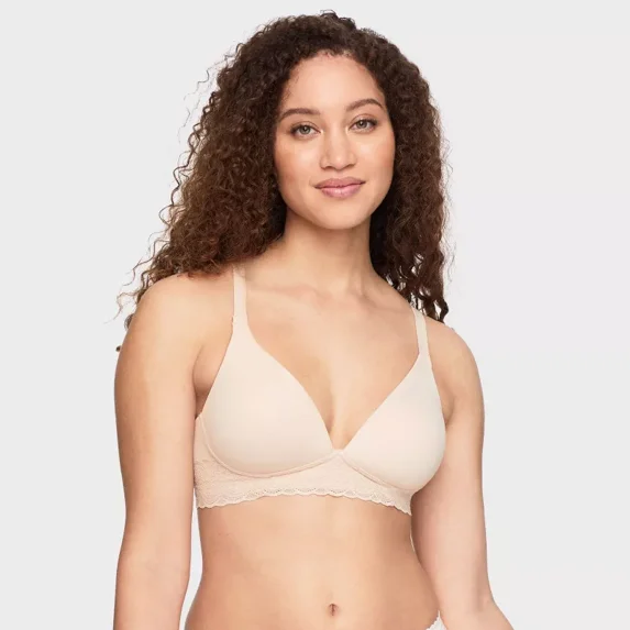 Warners® Simply Perfect® Super Soft Wireless Lightly Lined Comfort Bra RO5691T,Butterscotch, 38C