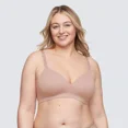 thumbnail image 1 of Warners® Simply Perfect® Super Soft Wireless Lightly Lined Comfort Bra, Roasted Almond, 38C, 1 of 5