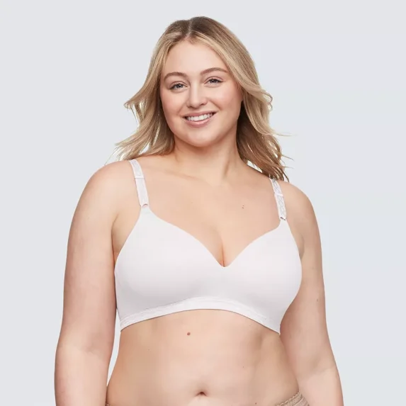 Warners® Simply Perfect® Super Soft Wireless Lightly Lined Comfort Bra, White, 40C