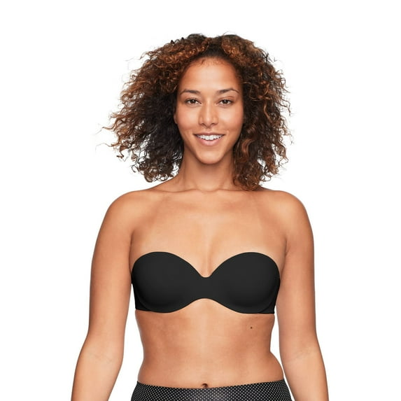 Warners This Is Not A Bra™ Cushioned Underwire Lightly Lined Convertible Strapless Bra RG7791A Color: Black Size: 34 B