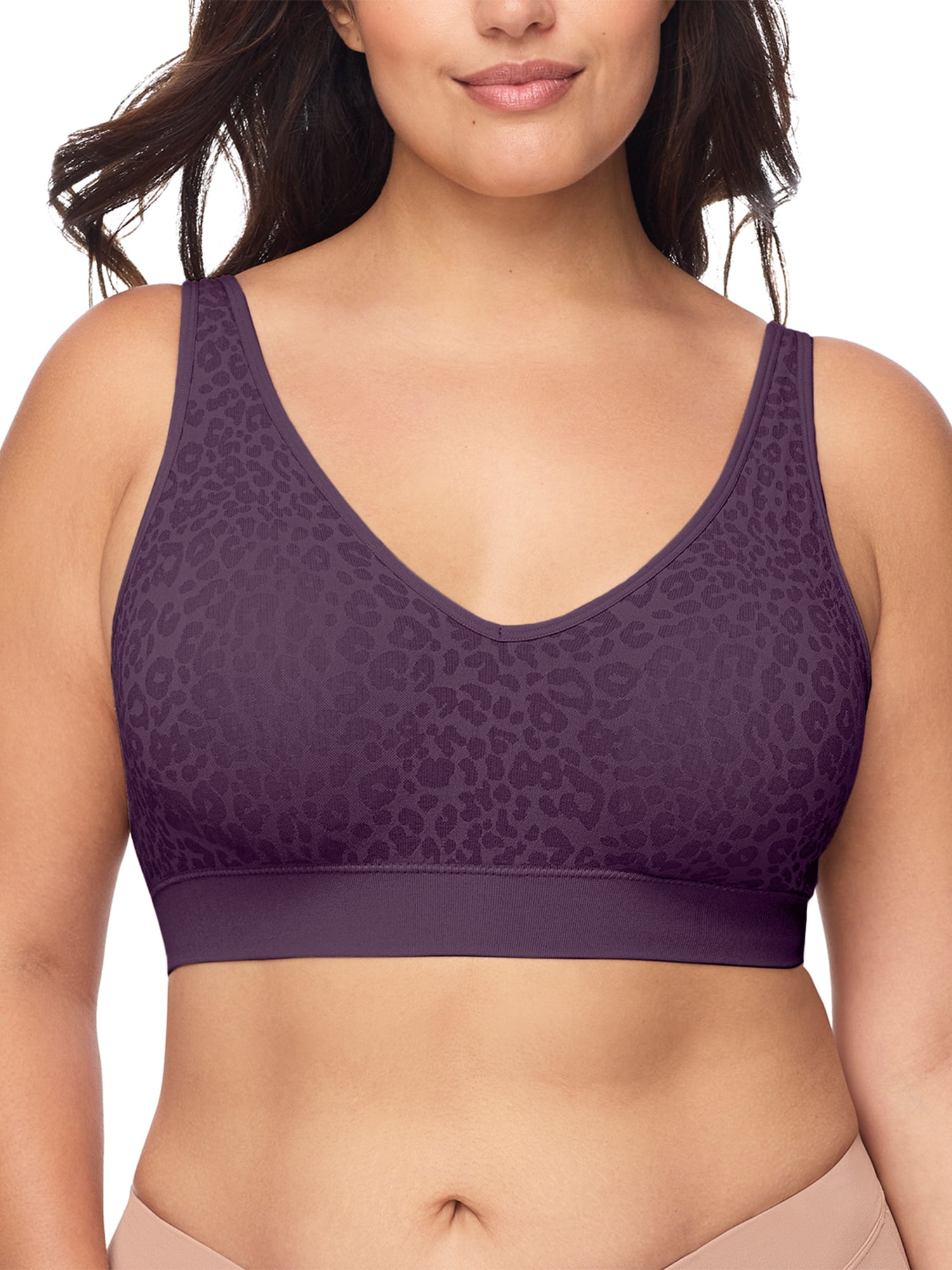 Warners Women's Blissful Benefits Easy Size Seamless Stretch Wireless Comfort Bra