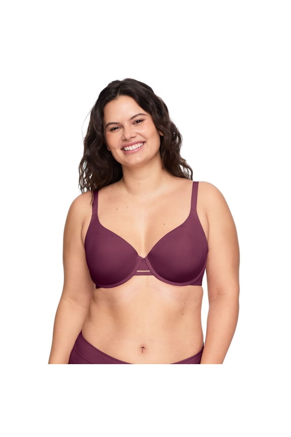 Women's Cloud 9 Underwire Lift Bra WRW253PU09 Color: Burgundy Size: 34 B