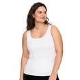 thumbnail image 1 of Warners Blissful Benefits Women's Seamless Smoothing Tank with Inner Shelf, 1-pack, Sized XS-3X, 1 of 5