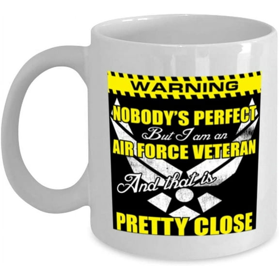 Warning! Air Force Veteran Coffee Mug