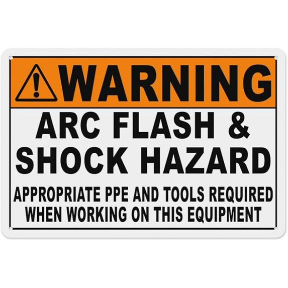 Warning Arc Flash and Shock Hazard Appropriate PPE and Tools Required ...