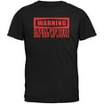 thumbnail image 1 of Warning Coffee Unstable Funny black Adult T-Shirt - Medium, 1 of 1
