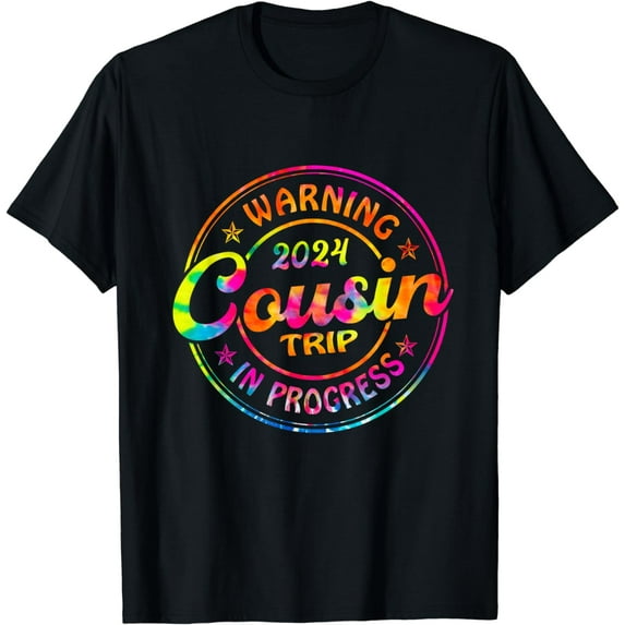 Warning Cousin Trip 2024 In Progress Vacation Matching T-Shirt