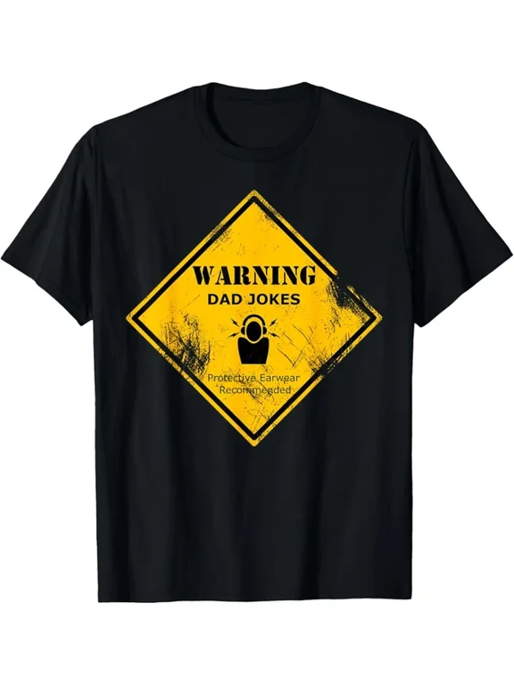 Warning Dad Jokes Loading T-shirt