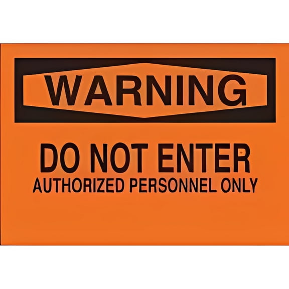 Warning Do Not Enter Authorized Personnel Only No.6571 - 8"x12" Metal Tin Sign Caution Notice for Yard Office Outdoor Indoor, Restricted Zone