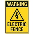 thumbnail image 1 of Warning Electric Fence Sign Safety Signs Electrical Safety Metal Tin Sign 8x12 Inches Caution Danger Safety Security Warning Notice Signs, 1 of 5