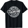 thumbnail image 1 of Warning Family Trip In Progress 2024 Family Trip Matching T-ShirtMen and women, Black T-shirt, size: Extra large, 1 of 4