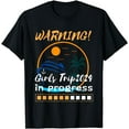 thumbnail image 1 of Warning Girls Trip 2024 In Progress Funny Matching Friends T-Shirt, 1 of 3