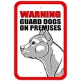 thumbnail image 1 of Warning Guard Dogs on Premises Pit Bull Terrier Sign, 1 of 1