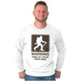 thumbnail image 1 of Warning Hike Your Own Risk Bigfoot Long Sleeve TShirt Men Women Brisco Brands L, 1 of 6