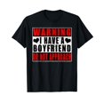 Warning I Have A Boyfriend Do Not Approach Vintage TShirtL
