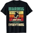 thumbnail image 1 of Warning I Jump Over Everything - Parkour Enthusiast T-Shirt, 1 of 5