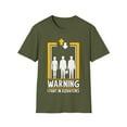thumbnail image 1 of Warning I fart in Elevators Graphic Art Sarcasm Unisex Softstyle T-Shirt, 1 of 4