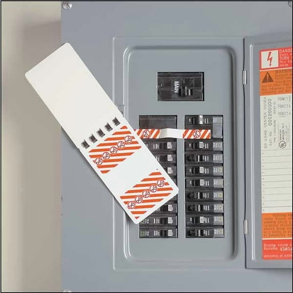 Panduit Lockout Tagout Lbl,4 5/6in,Vinyl,PK60 PSL-CBWL