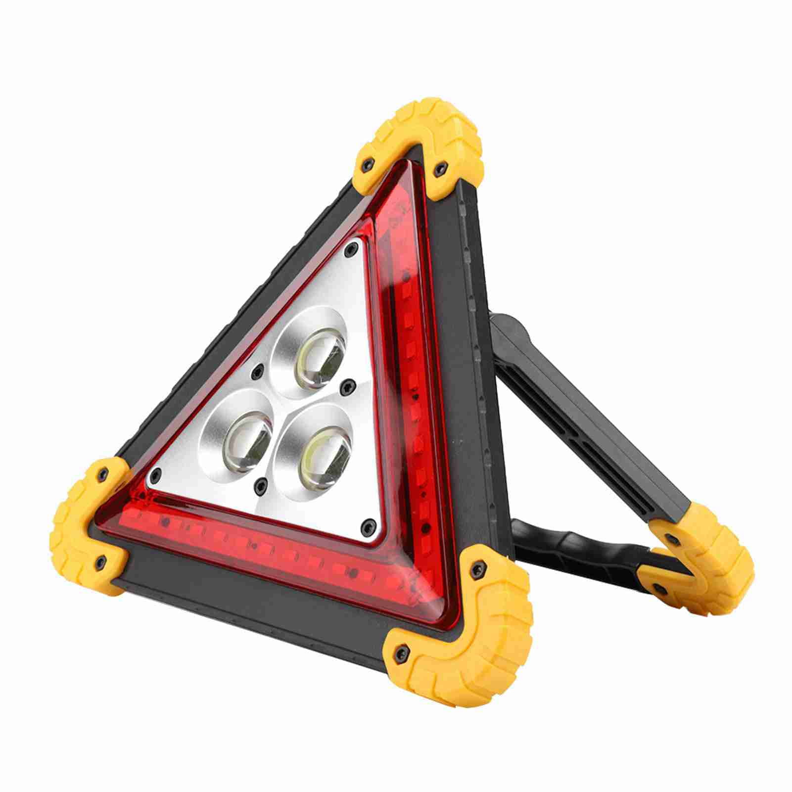 Warning Light Portable Car Stop Sign, Red LED Breakdown Triangle