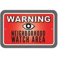 thumbnail image 1 of Warning Neighborhood Watch Area Sign, 1 of 1